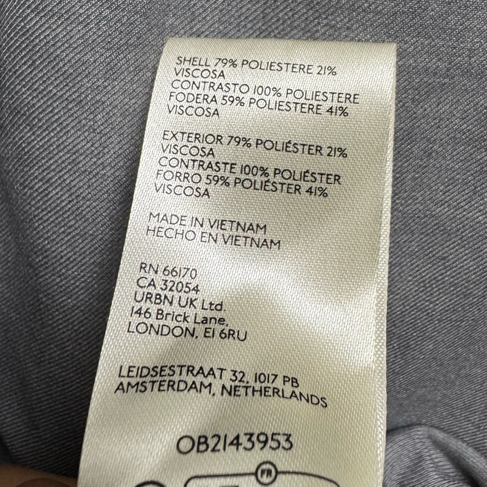 NWOT FREE PEOPLE Agnes Solid Jacket - Heather Grey - Picture 10 of 10